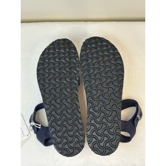 Birkenstock Papillio - Glenda Suede Leather Textile in Midnight - size 39/US 8 - Picture 7 of 8